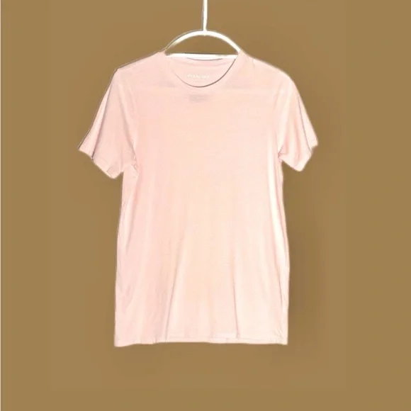 NWT Everlane 100% Supima Cotton Pink Short-Sleeved Crewneck T-Shirt, XS and M - Picture 4 of 13